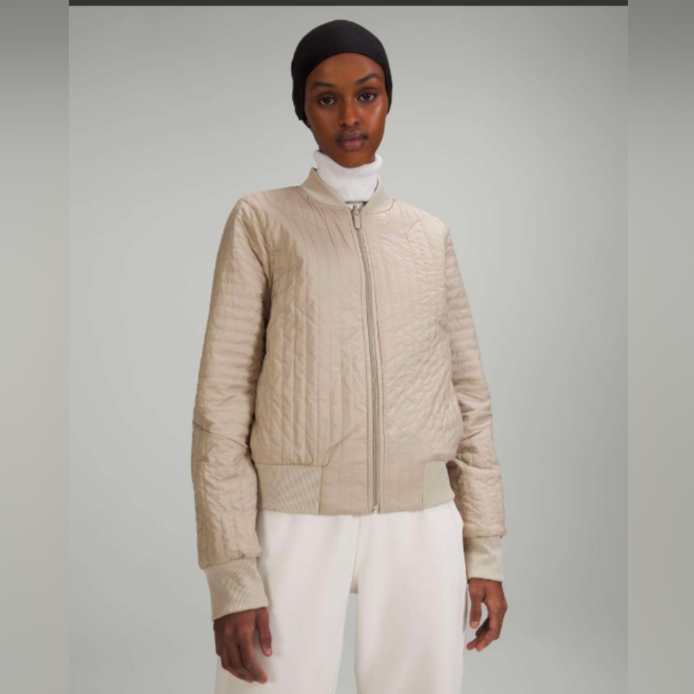 Lululemon Non-Stop Cotton Bomber Jacket size 6